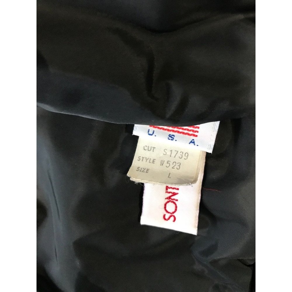 Gerry Black Pink Blue Women’s  Large L Coat Retro Jacket Cyclone Retro Vintage - Picture 7 of 12